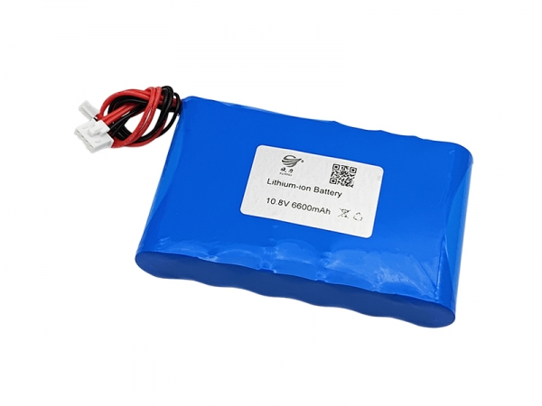 10.8V 6600mAh cylindrical lithium battery | 18650 lithium battery