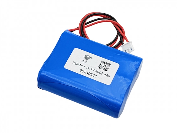 11.1V 2600mAh cylinder Li-2pin