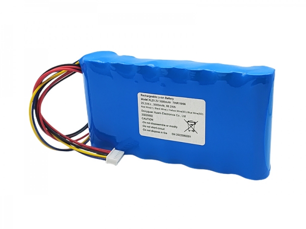 25.2V 3500mAh intelligent lithium battery | 18650 lithium battery