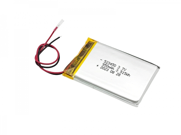 3.7V 950mAh 523450 low temperature lithium battery