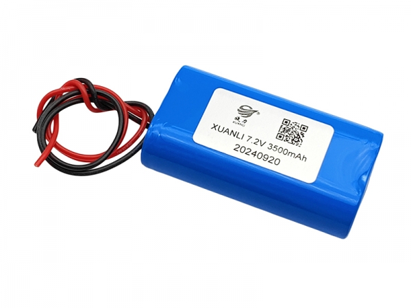 7.2V 3500mAh cylindrical lithium battery |18650 lithium battery