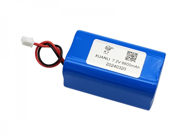 7.2V 6600mAh 18650 進口鋰電池|2S2P鋰電池-2pin