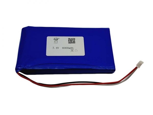 7.4V 6000mAh 806090 communication lithium battery